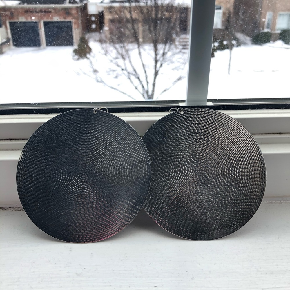 ALDO Large disc earrings